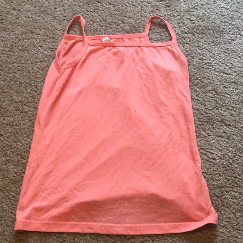square neck coral camisole